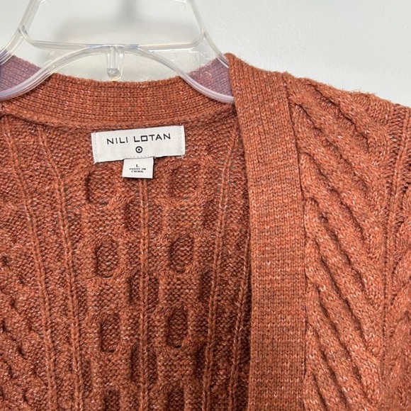 Nili Lotan for Target 23 1/2” Pit to pit-38” in length. Chunky cable knit duster - Picture 4 of 8